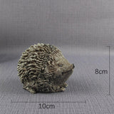 Maxbell Hedgehog Garden Statues Resin Sculptures Animal Figurines Lawn Office Double