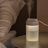 Maxbell Portable Air Humidifier Night Light USB Household Aroma Diffuser for Bedroom Gray
