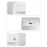 Maxbell Portable Air Humidifier Night Light USB Household Aroma Diffuser for Bedroom Gray