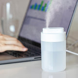 Maxbell Portable Air Humidifier Night Light USB Household Aroma Diffuser for Bedroom Gray