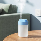 Maxbell Portable Air Humidifier Night Light USB Household Aroma Diffuser for Bedroom Blue