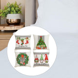 Maxbell Pillowcases 18Inchx18inch Ornament Throw Pillow Cover for Christmas Sofa Bed Wreath