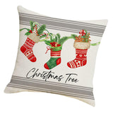 Maxbell Pillowcases 18Inchx18inch Ornament Throw Pillow Cover for Christmas Sofa Bed Sock
