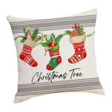 Maxbell Pillowcases 18Inchx18inch Ornament Throw Pillow Cover for Christmas Sofa Bed Sock