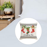 Maxbell Pillowcases 18Inchx18inch Ornament Throw Pillow Cover for Christmas Sofa Bed Sock
