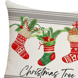 Maxbell Pillowcases 18Inchx18inch Ornament Throw Pillow Cover for Christmas Sofa Bed Sock