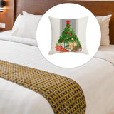 Maxbell Pillowcases 18Inchx18inch Ornament Throw Pillow Cover for Christmas Sofa Bed Tree
