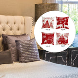 Maxbell Pillow Cover Protective Christmas Pillow Case for Restaurant Gift Home Style D