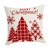 Maxbell Pillow Cover Protective Christmas Pillow Case for Restaurant Gift Home Style D