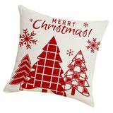 Maxbell Pillow Cover Protective Christmas Pillow Case for Restaurant Gift Home Style D