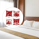 Maxbell Pillow Cover Protective Christmas Pillow Case for Restaurant Gift Home Style D