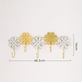 Maxbell Coat Rack Wall Mounted Door Hanger Holder Hanging for Bedroom Porch Closet 48.5cmx16cm