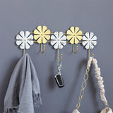 Maxbell Coat Rack Wall Mounted Door Hanger Holder Hanging for Bedroom Porch Closet 48.5cmx16cm