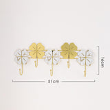 Maxbell Coat Rack Wall Mounted Door Hanger Holder Hanging for Bedroom Porch Closet 51cmx16cm