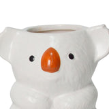 Maxbell Ceramic Flower Pot Indoor Bonsai Pots Flowerpot Small Planter White 4inch