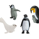Maxbell 26x Mini Polar Animal Figurines Model for Collectibles Home Desktop Decor