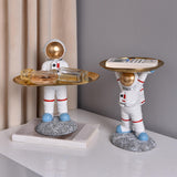 Maxbell Creative Astronaut Statue Ornament Trinkets Tray for Cabinet Decoration Style D