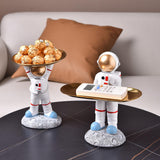 Maxbell Creative Astronaut Statue Ornament Trinkets Tray for Cabinet Decoration Style D