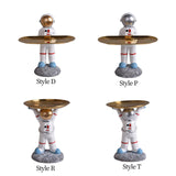 Maxbell Creative Astronaut Statue Ornament Trinkets Tray for Cabinet Decoration Style D