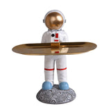 Maxbell Creative Astronaut Statue Ornament Trinkets Tray for Cabinet Decoration Style D