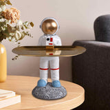 Maxbell Creative Astronaut Statue Ornament Trinkets Tray for Cabinet Decoration Style D
