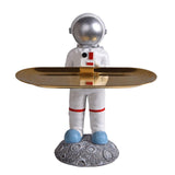 Maxbell Creative Astronaut Statue Ornament Trinkets Tray for Cabinet Decoration Style P