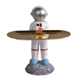 Maxbell Creative Astronaut Statue Ornament Trinkets Tray for Cabinet Decoration Style P
