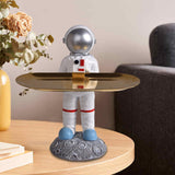 Maxbell Creative Astronaut Statue Ornament Trinkets Tray for Cabinet Decoration Style P