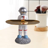 Maxbell Creative Astronaut Statue Ornament Trinkets Tray for Cabinet Decoration Style P