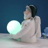 Maxbell Santa Claus LED Light Statue Table Lamp Lighting for Office Bedside Party Green