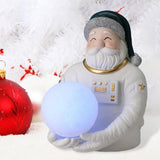 Maxbell Santa Claus LED Light Statue Table Lamp Lighting for Office Bedside Party Green