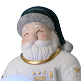 Maxbell Santa Claus LED Light Statue Table Lamp Lighting for Office Bedside Party Green