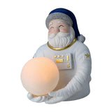 Maxbell Santa Claus LED Light Statue Table Lamp Lighting for Office Bedside Party Blue