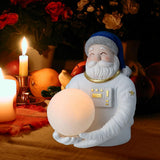 Maxbell Santa Claus LED Light Statue Table Lamp Lighting for Office Bedside Party Blue