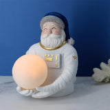 Maxbell Santa Claus LED Light Statue Table Lamp Lighting for Office Bedside Party Blue