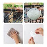 Maxbell Modern Wall Planter Self Watering Pot Plant Hanger for Floral Indoor Outdoor Black