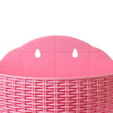 Maxbell Modern Wall Planter Self Watering Pot Plant Hanger for Floral Indoor Outdoor Pink