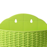 Maxbell Modern Wall Planter Self Watering Pot Plant Hanger for Floral Indoor Outdoor Light Green