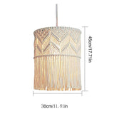 Maxbell Macrame Lampshade Hanging Pendant Light Cover Livingroom Nursery Home Decors