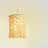 Maxbell Macrame Lampshade Hanging Pendant Light Cover Livingroom Nursery Home Decors