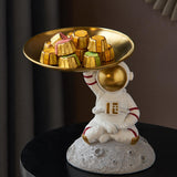 Maxbell Creative Spaceman Figurines Statues Storage Tray office Ornament Sitting