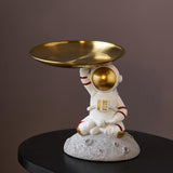 Maxbell Creative Spaceman Figurines Statues Storage Tray office Ornament Sitting