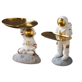 Maxbell Creative Spaceman Figurines Statues Storage Tray office Ornament Sitting
