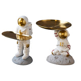 Maxbell Creative Spaceman Figurines Statues Storage Tray office Ornament Sitting