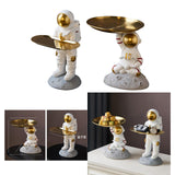Maxbell Creative Spaceman Figurines Statues Storage Tray office Ornament Sitting