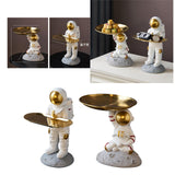 Maxbell Creative Spaceman Figurines Statues Storage Tray office Ornament Sitting