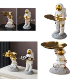 Maxbell Creative Spaceman Figurines Statues Storage Tray office Ornament Sitting