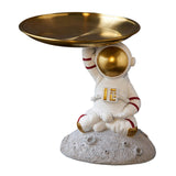 Maxbell Creative Spaceman Figurines Statues Storage Tray office Ornament Sitting