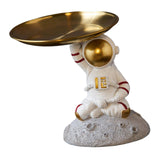 Maxbell Creative Spaceman Figurines Statues Storage Tray office Ornament Sitting
