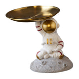 Maxbell Creative Spaceman Figurines Statues Storage Tray office Ornament Sitting
